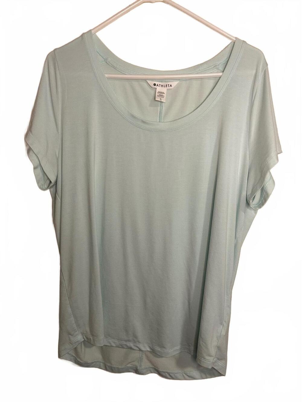 Athleta oversized tee light blue